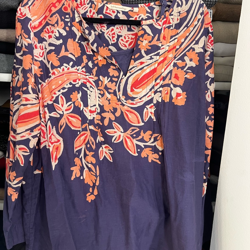 Floral Paisley Women's Top - Multicolor
